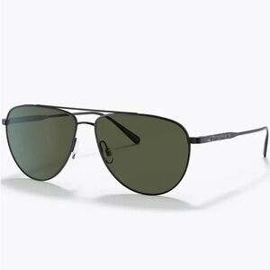 Brunello Cucinelli x Oliver Peoples ‘Disoriano’ Black Aviator Sunglasses